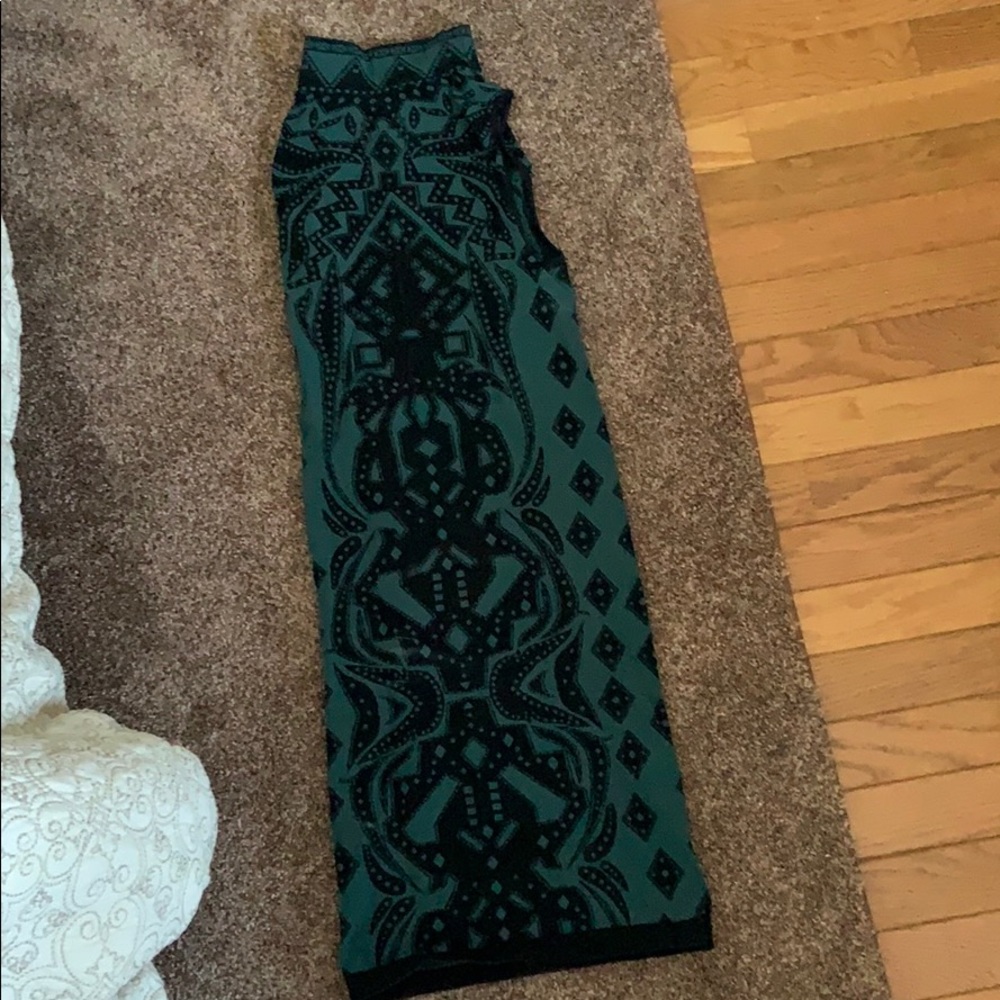 high neck body con dress